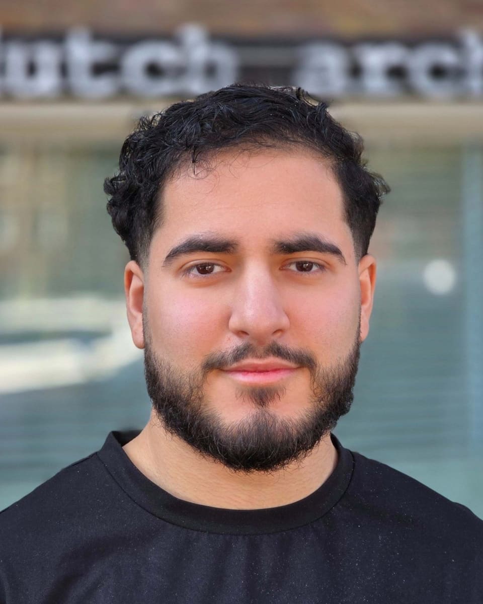 Portret van Yassine Bokamir